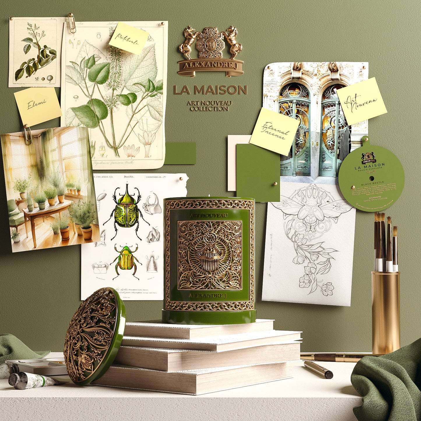 Candle Set - Pale Jade - 220g