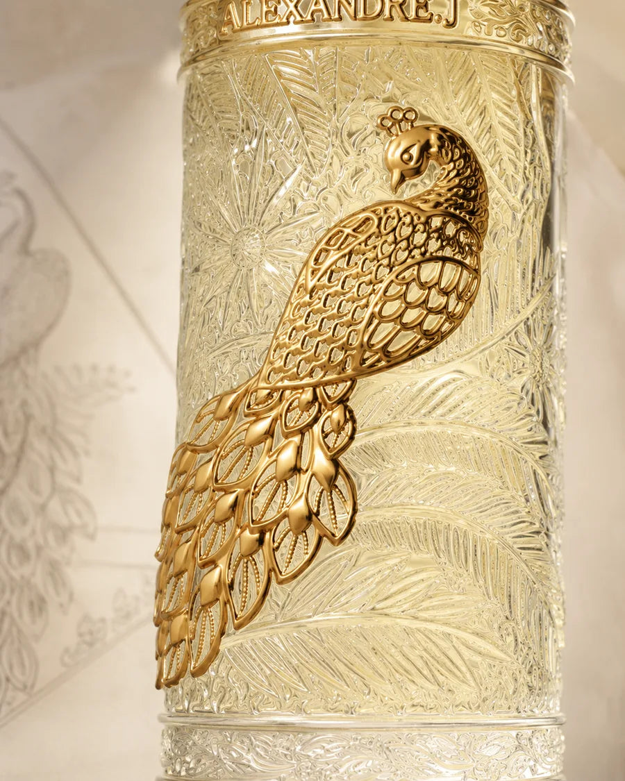 Sculpted Glass & Hand Painting